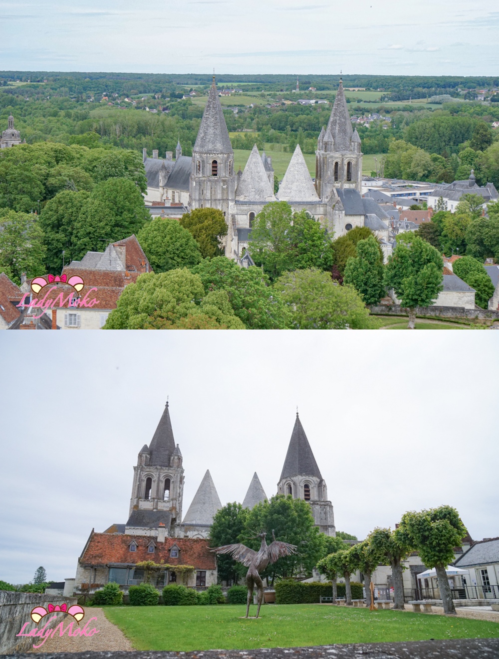 法國羅亞爾河城堡景點 Château de Loches 洛什城堡 聖烏爾斯教堂