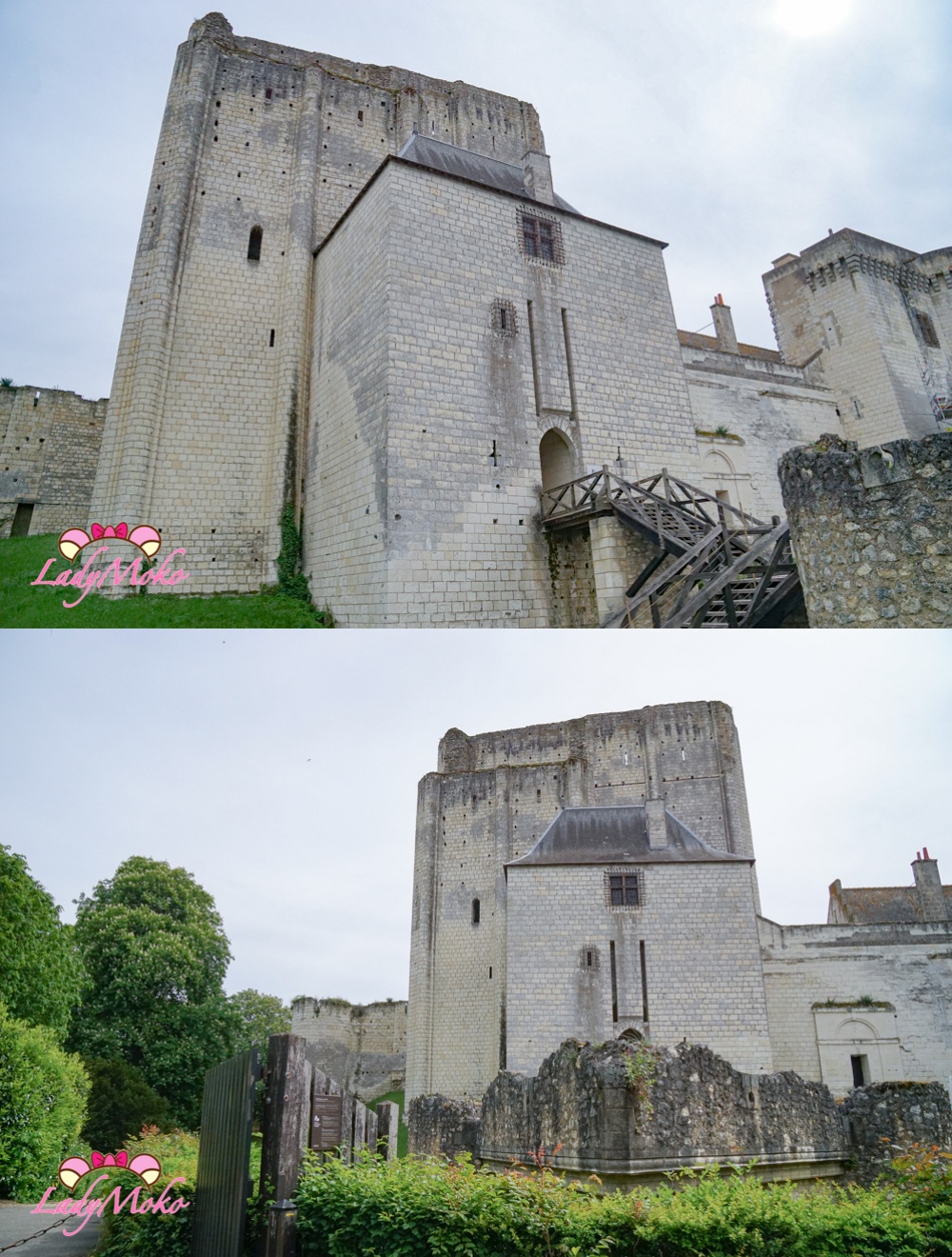 法國羅亞爾河城堡景點 Château de Loches 洛什城堡 洛什城牆（Remparts de Loches） 入口參觀處與不同拍攝角度