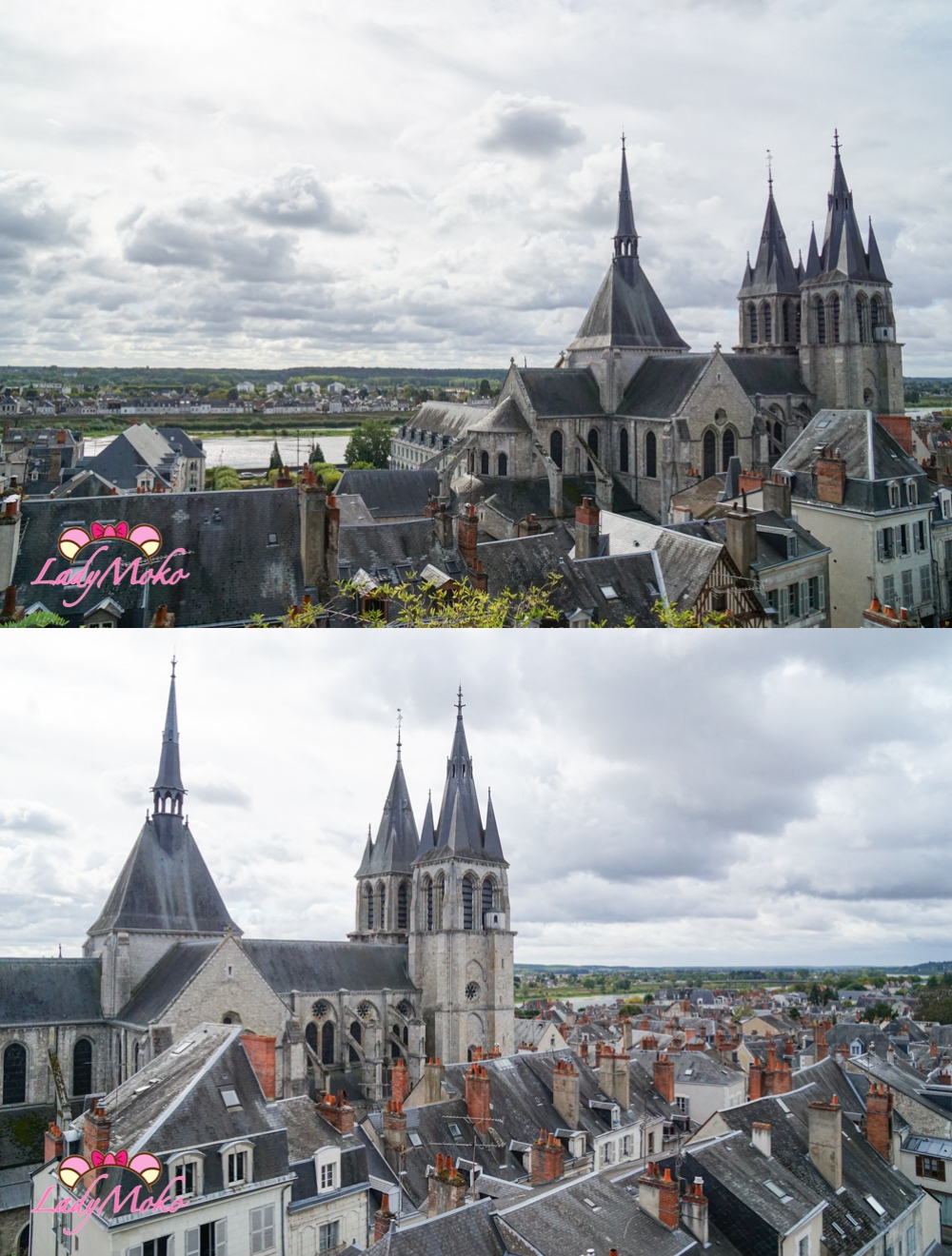 法國羅亞爾河城堡景點 布盧瓦城堡（Château de Blois）展望台看出去