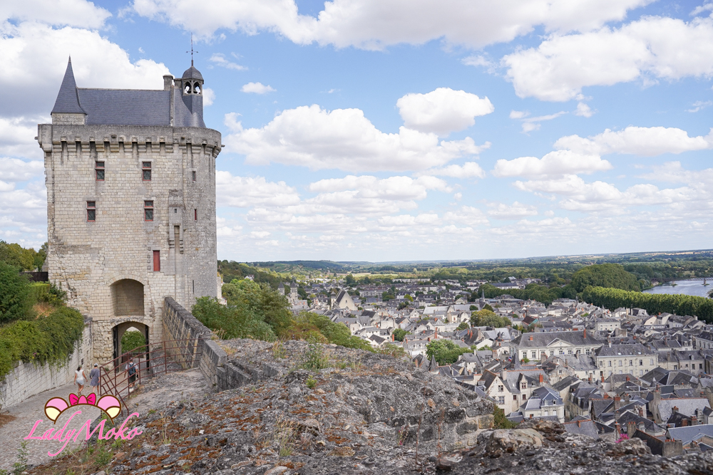 法國羅亞爾河城堡景點 希農城堡 Forteresse royale de Chinon 入口展望台