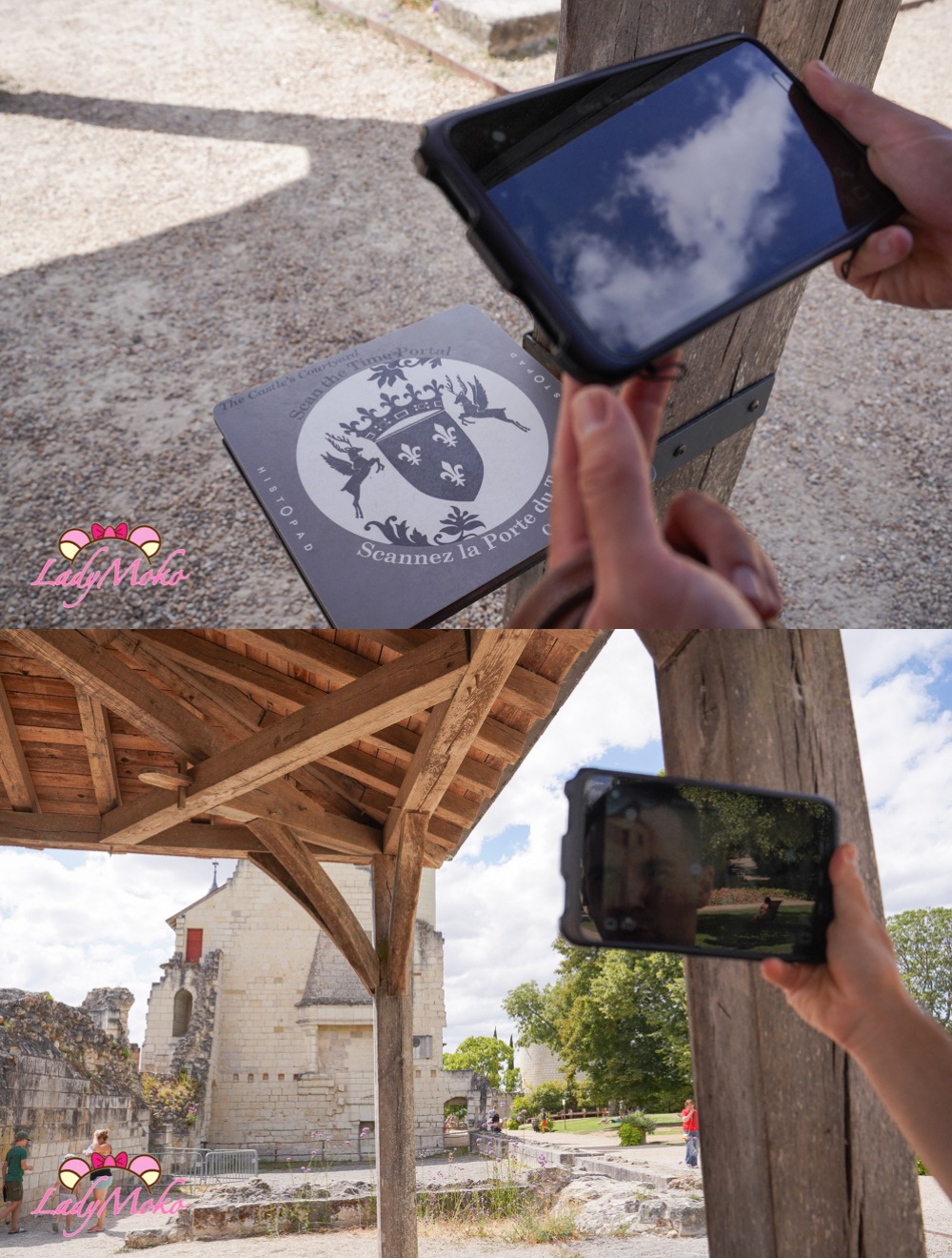法國羅亞爾河城堡景點 希農城堡 Forteresse royale de Chinon 導覽平板
