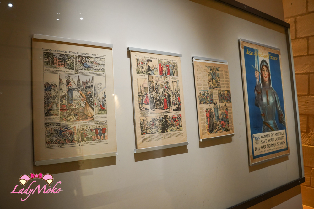 法國羅亞爾河城堡景點 希農城堡 Forteresse royale de Chinon 聖女貞德畫作