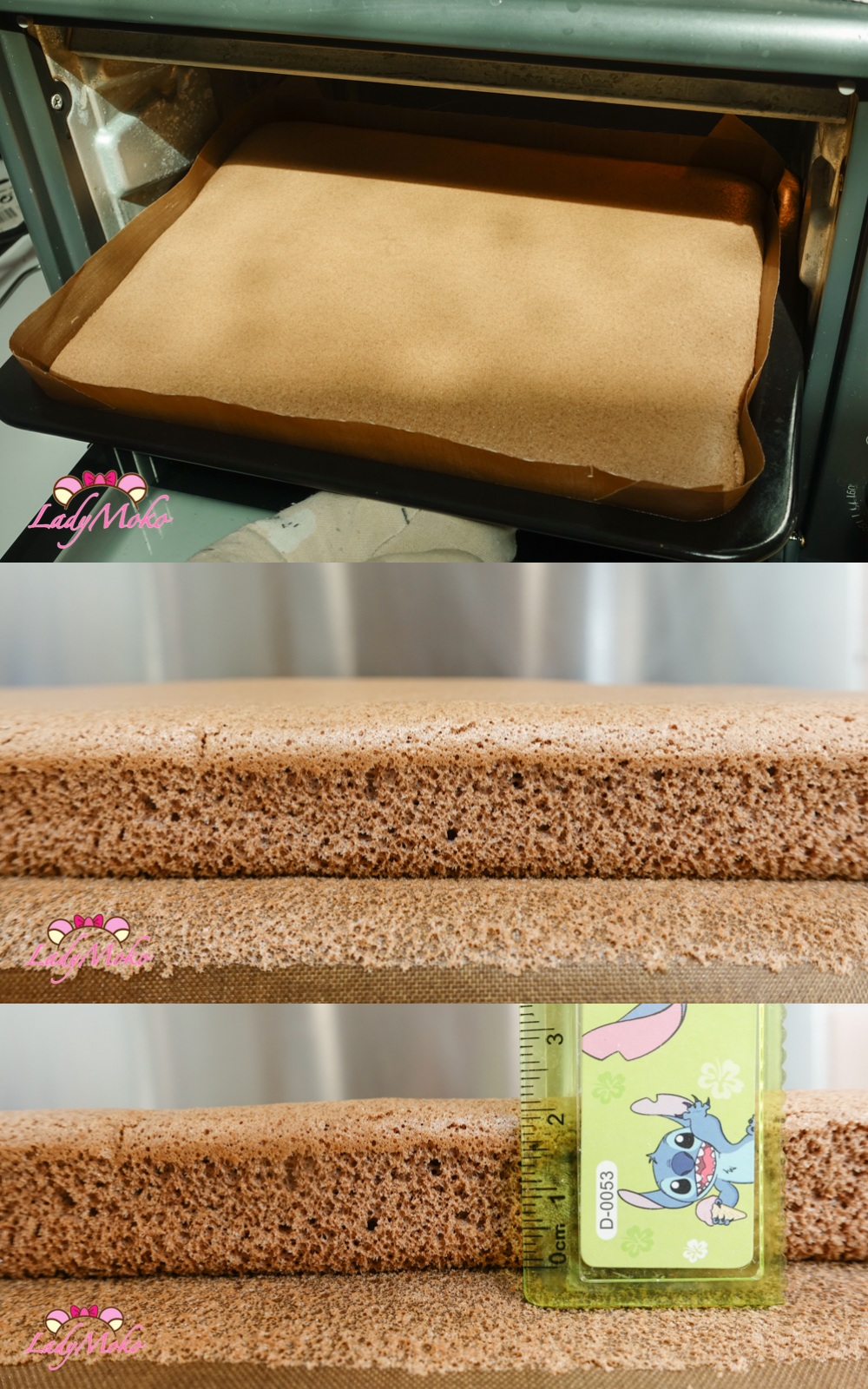 無花果巧克力蛋糕捲食譜 Extra-Thick Fig Chocolate Roll Cake Recipe 蛋糕出爐,放涼