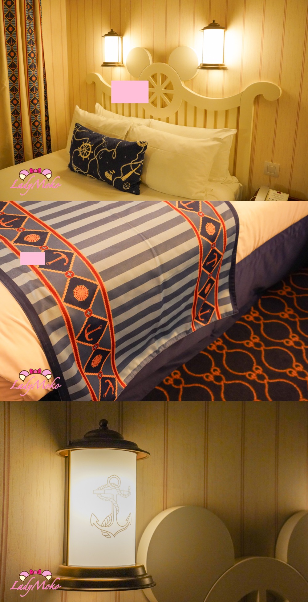 巴黎迪士尼飯店床墊 Disney Newport Bay club 床鋪細節