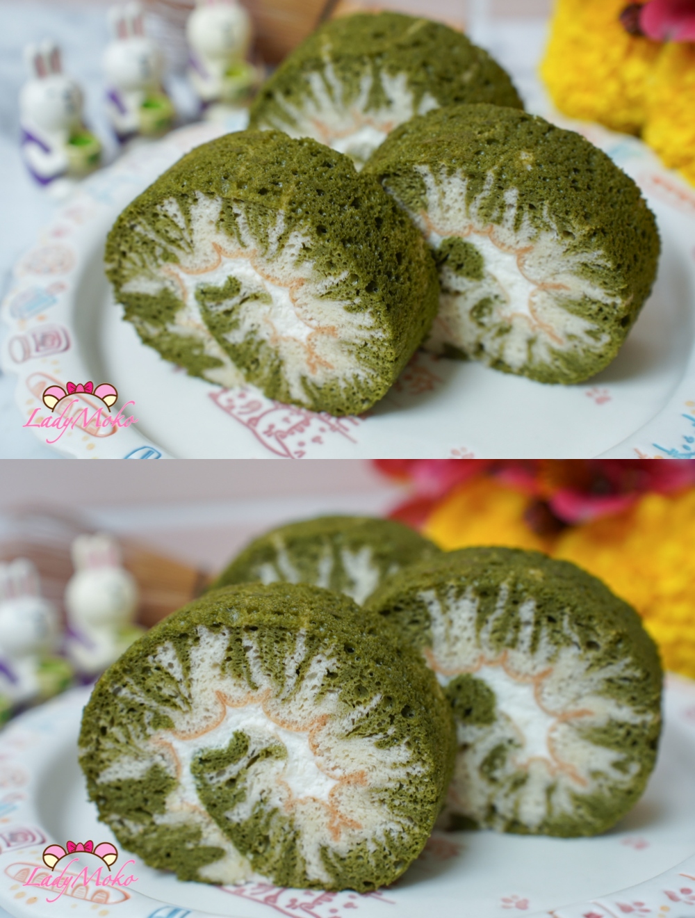 抹茶旋風蛋糕 Hurricane Matcha cake roll 成品細節照片