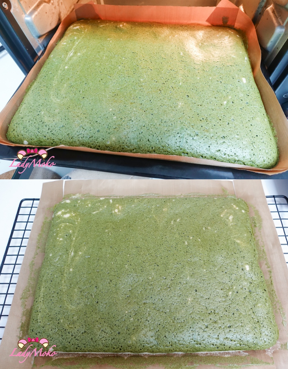 抹茶旋風蛋糕 Hurricane Matcha cake roll 烤溫與時間