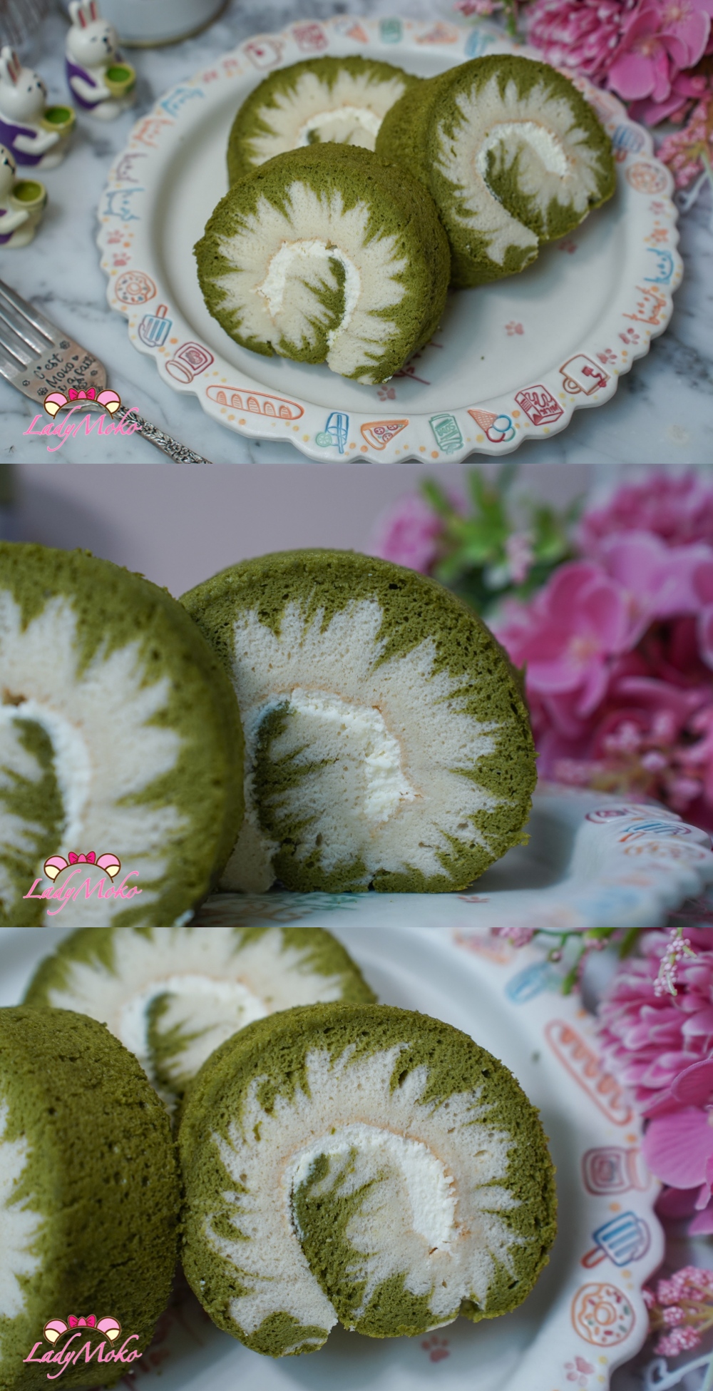 抹茶旋風蛋糕捲食譜 Hurricane Matcha cake roll 麵糊比例分配與食譜推薦